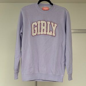 The Toast podcast 'GIRLY' Crewneck Sweatshirt